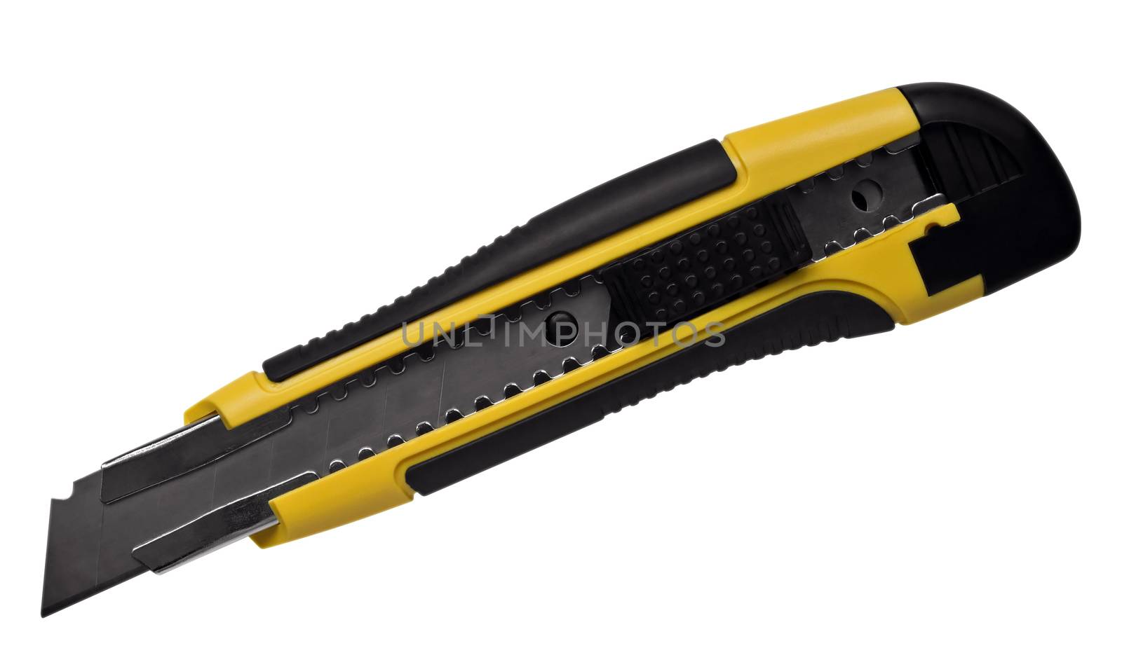 Paper knife isolated on white. Clipping path included.