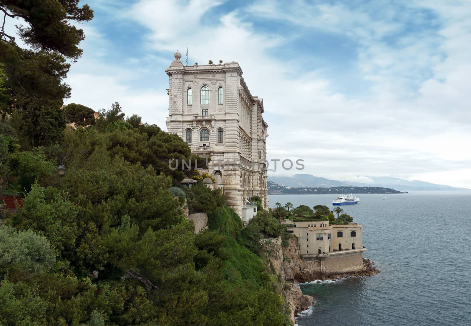 MONTE CARLO, MONACO - APRIL 28: Oceanographic Museum is a museum of marine sciences on April 28, 2013 in Monte Carlo, Monaco. It was inaugurated in 1910 by Monaco's modernist reformer, Prince Albert I.

Monte Carlo, Monaco - April 28, 2013: Oceanographic Museum is a museum of marine sciences. It was inaugurated in 1910 by Monaco's modernist reformer, Prince Albert I.