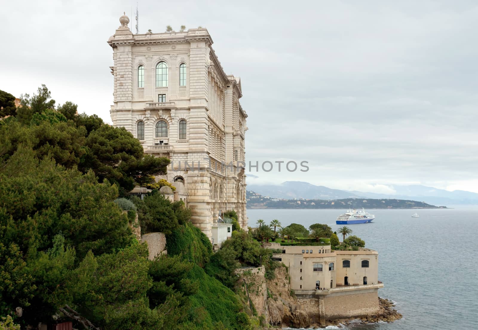 MONTE CARLO, MONACO - APRIL 28: Oceanographic Museum is a museum of marine sciences on April 28, 2013 in Monte Carlo, Monaco. It was inaugurated in 1910 by Prince Albert I.

Monte Carlo, Monaco - April 28, 2013: Oceanographic Museum is a museum of marine sciences. It was inaugurated in 1910 by Monaco's modernist reformer, Prince Albert I.