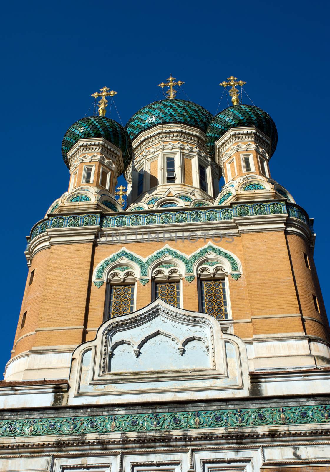The Russian Orthodox church in Nice, France