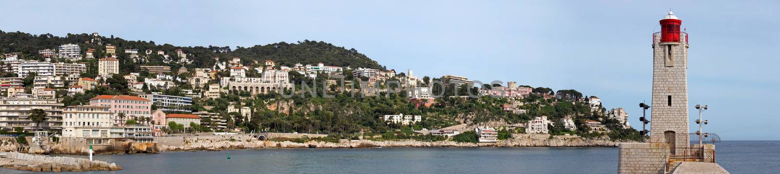 NICE, FRANCE - MAY 4: Panoramic view from Port de Nice on May 4, 2013 in Nice, France.

Nice, France - May 4, 2013: Panoramic view from Port de Nice