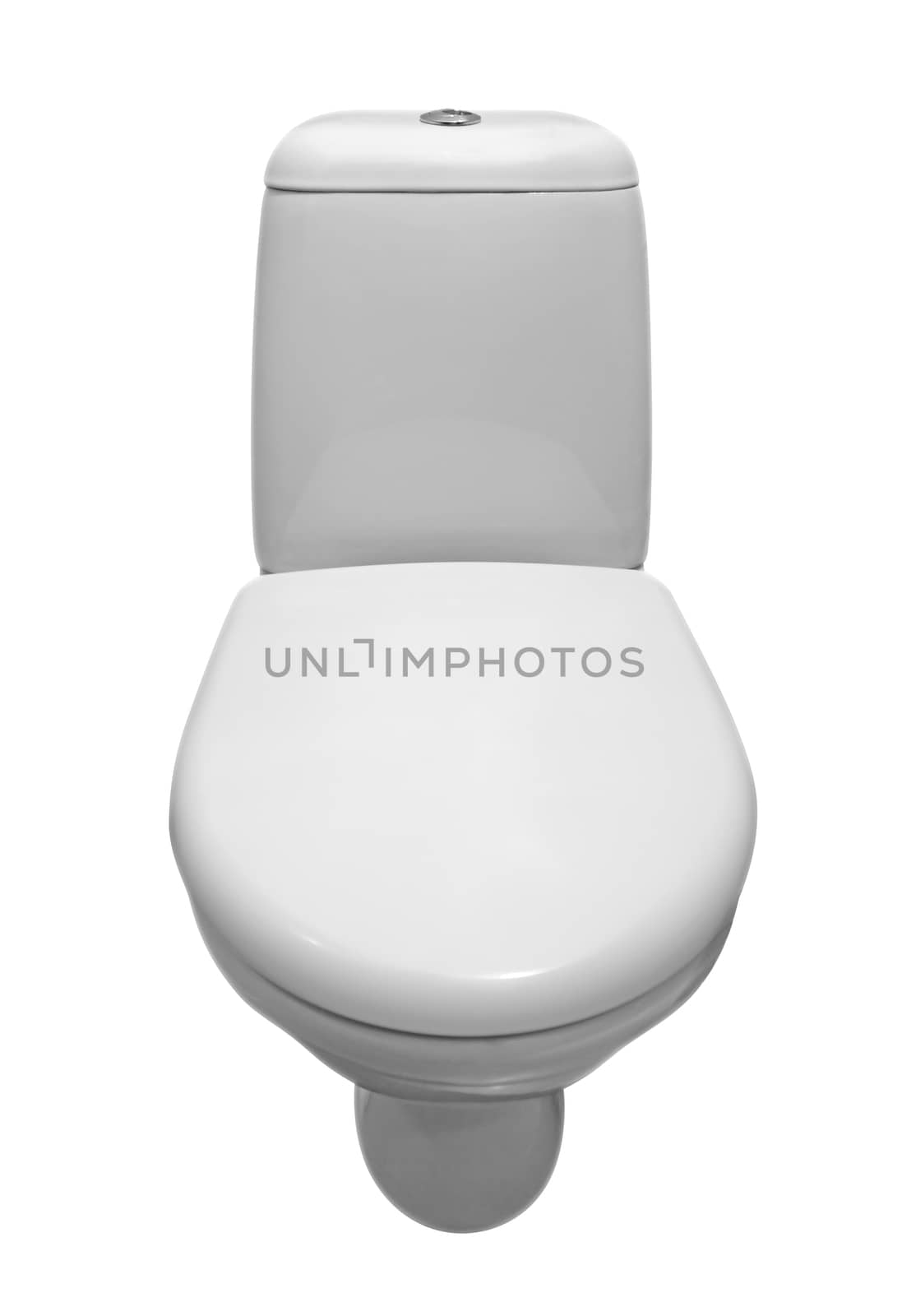 White ceramic toilet isolated on a white background. Clipping path. 