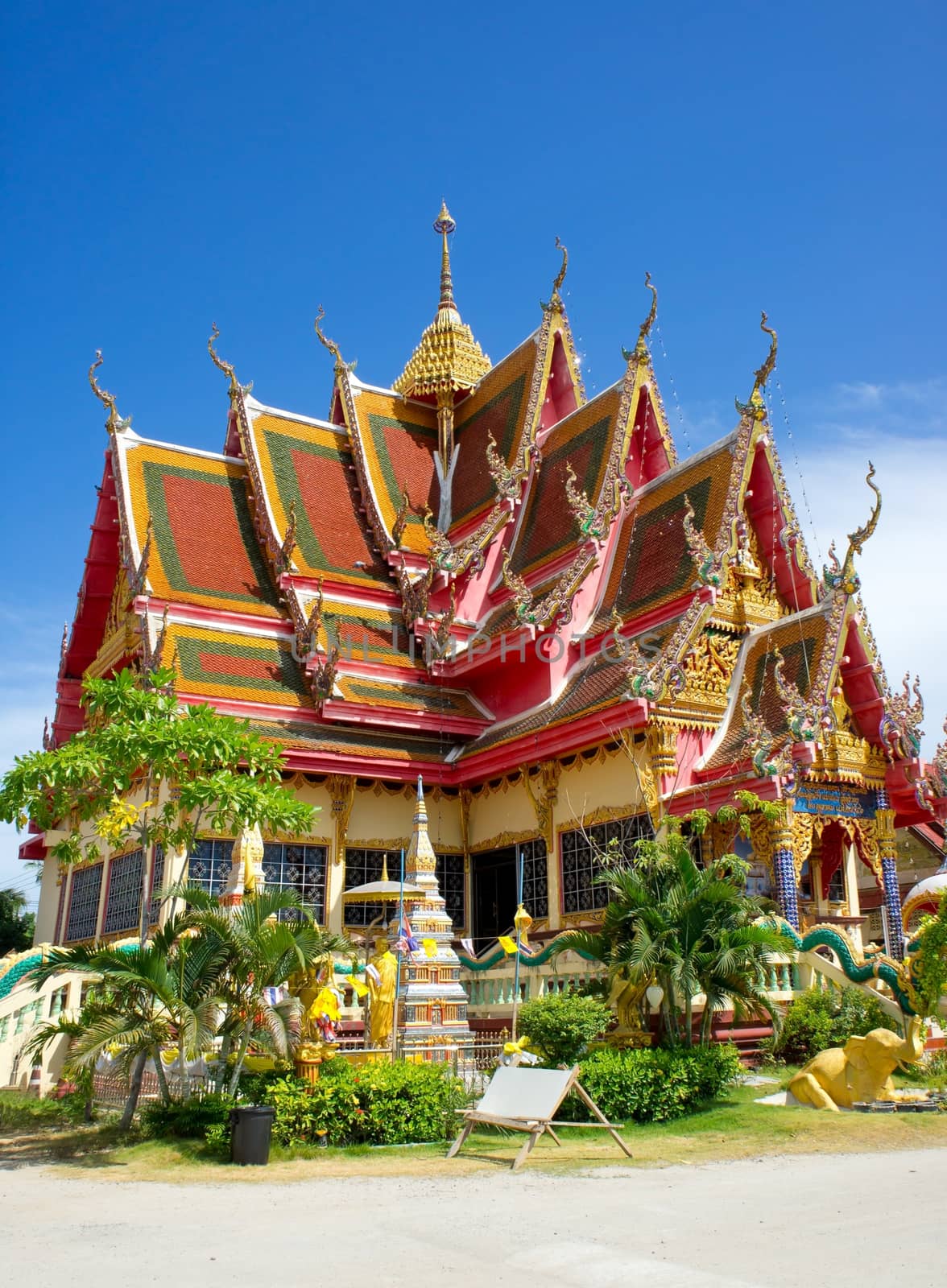 Wat Plai Laem - Buddhistic Temple, Koh Samui island, Thailand 