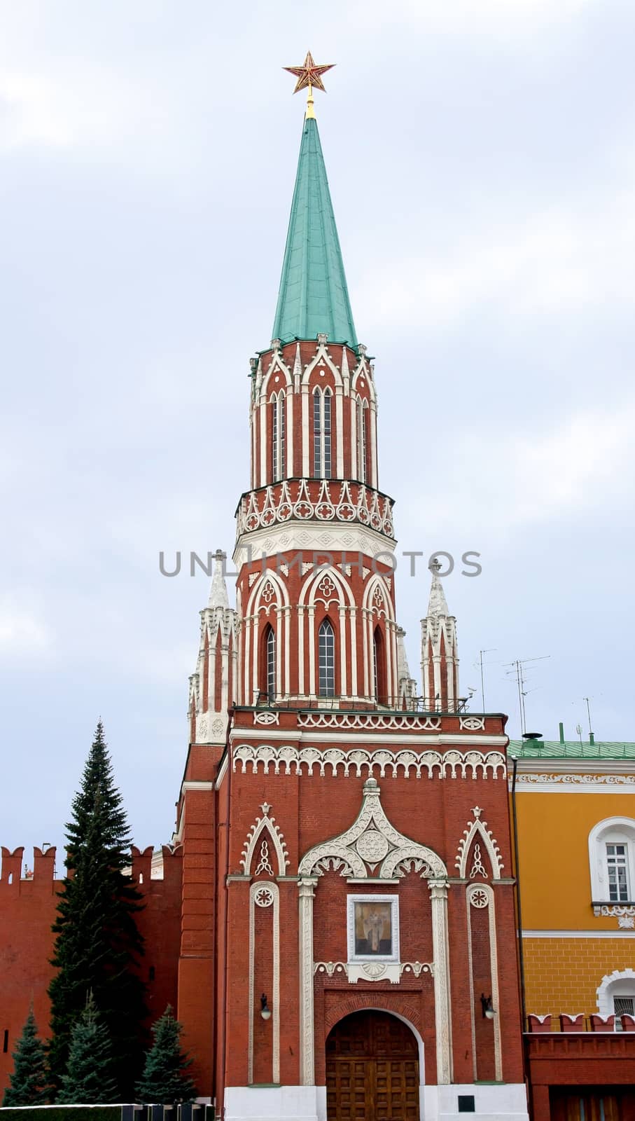 Kremlin building at Red Square. Moscow. Russia.