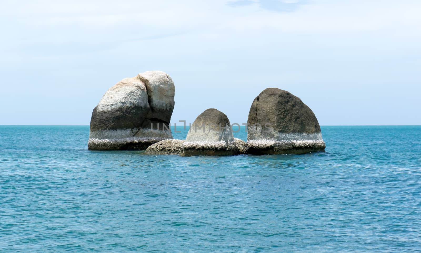 Granite rocks has been eroded by water and heat. Ko Samui Island, Thailand.