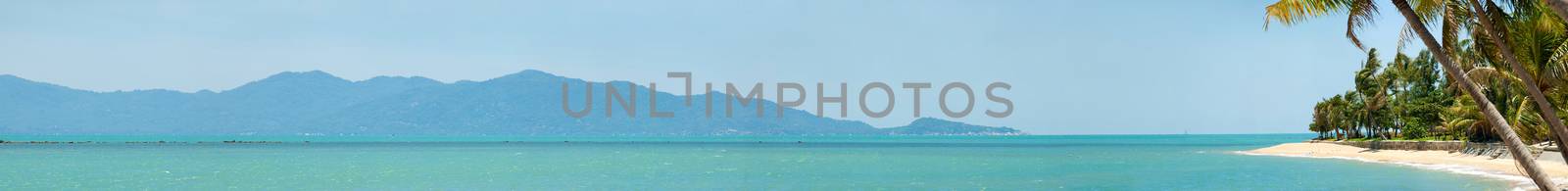 Tropical beach panorama by Venakr