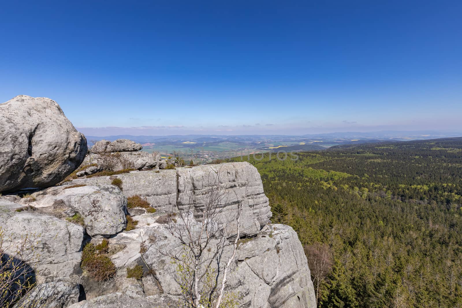 Stolowe Mountains National Park view from Szczeliniec Wielki nea by mariusz_prusaczyk