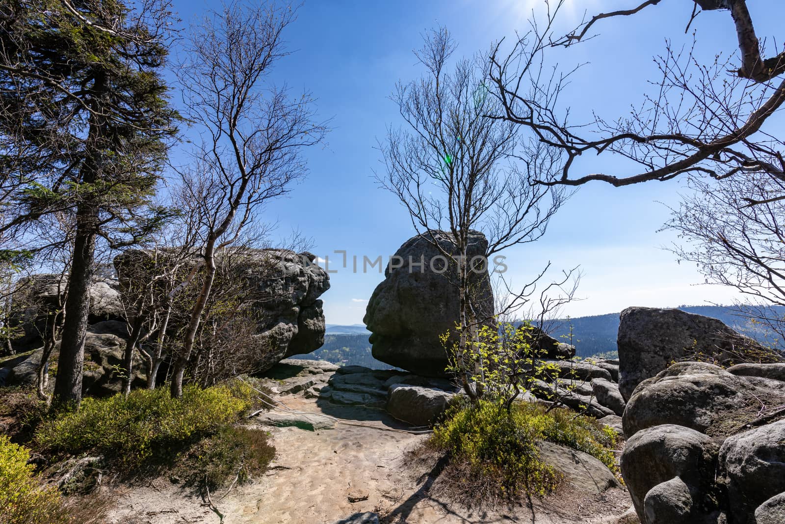 Stolowe Mountains National Park view from Szczeliniec Wielki nea by mariusz_prusaczyk