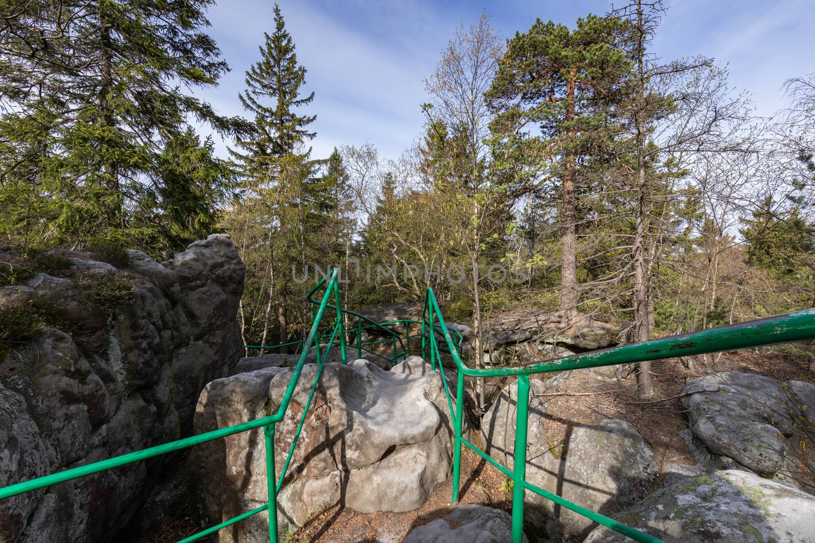 Stolowe Mountains National Park in Kudowa-Zdroj, Poland. A popul by mariusz_prusaczyk