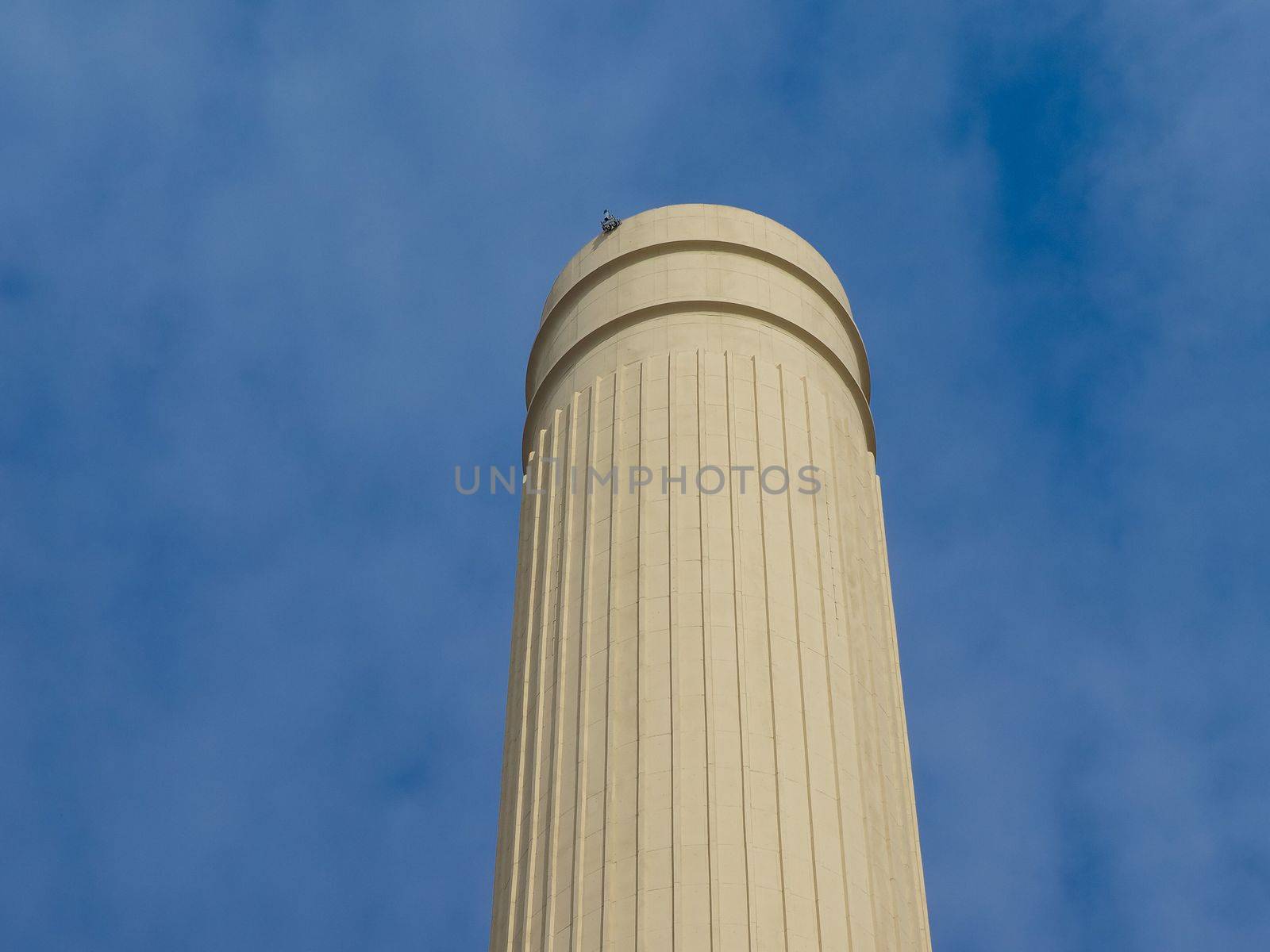 Chimney of Battersea Power Station in London, UK