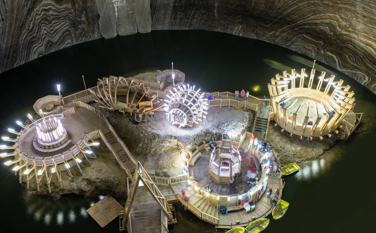 Salt mine Salina Turda, Transylvania, Romania