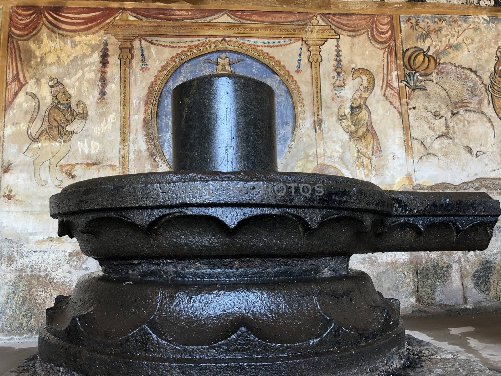 Beautiful view of linga statue at Brihadeeswar temple