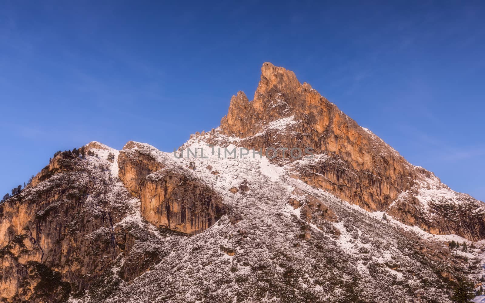 Winter in the Dolomites, Northern Italy