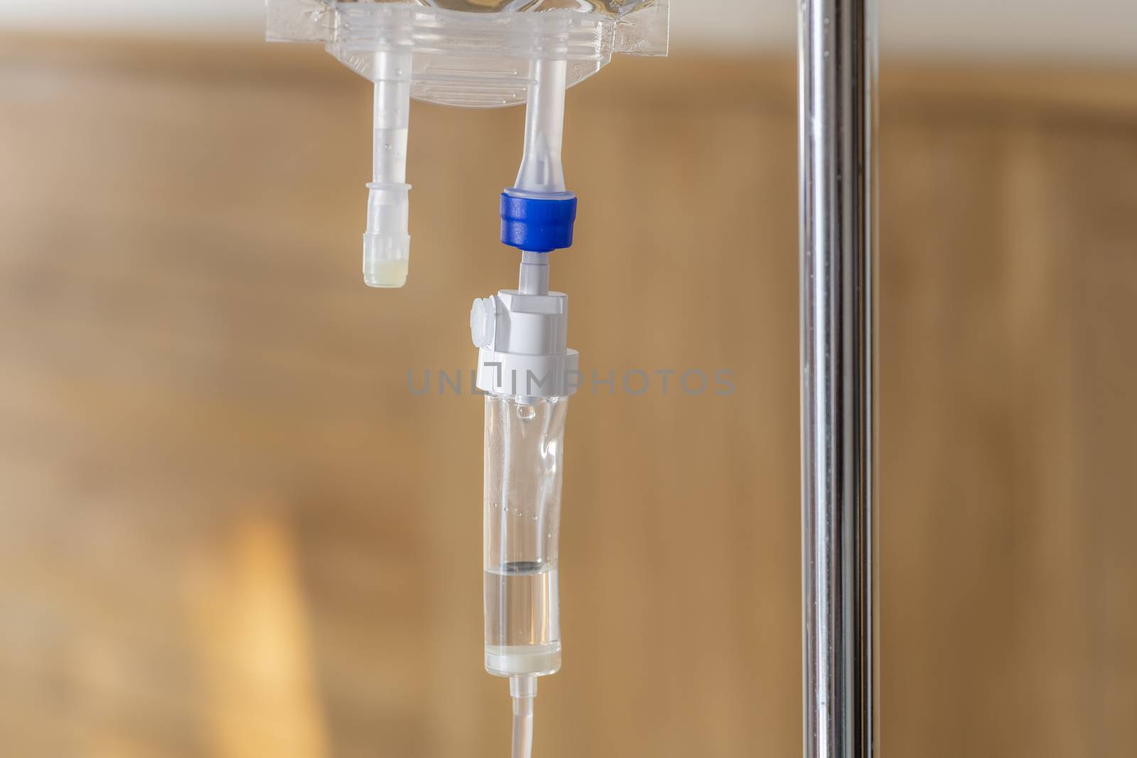 fluid drop and medical intravenous drip by GABIS