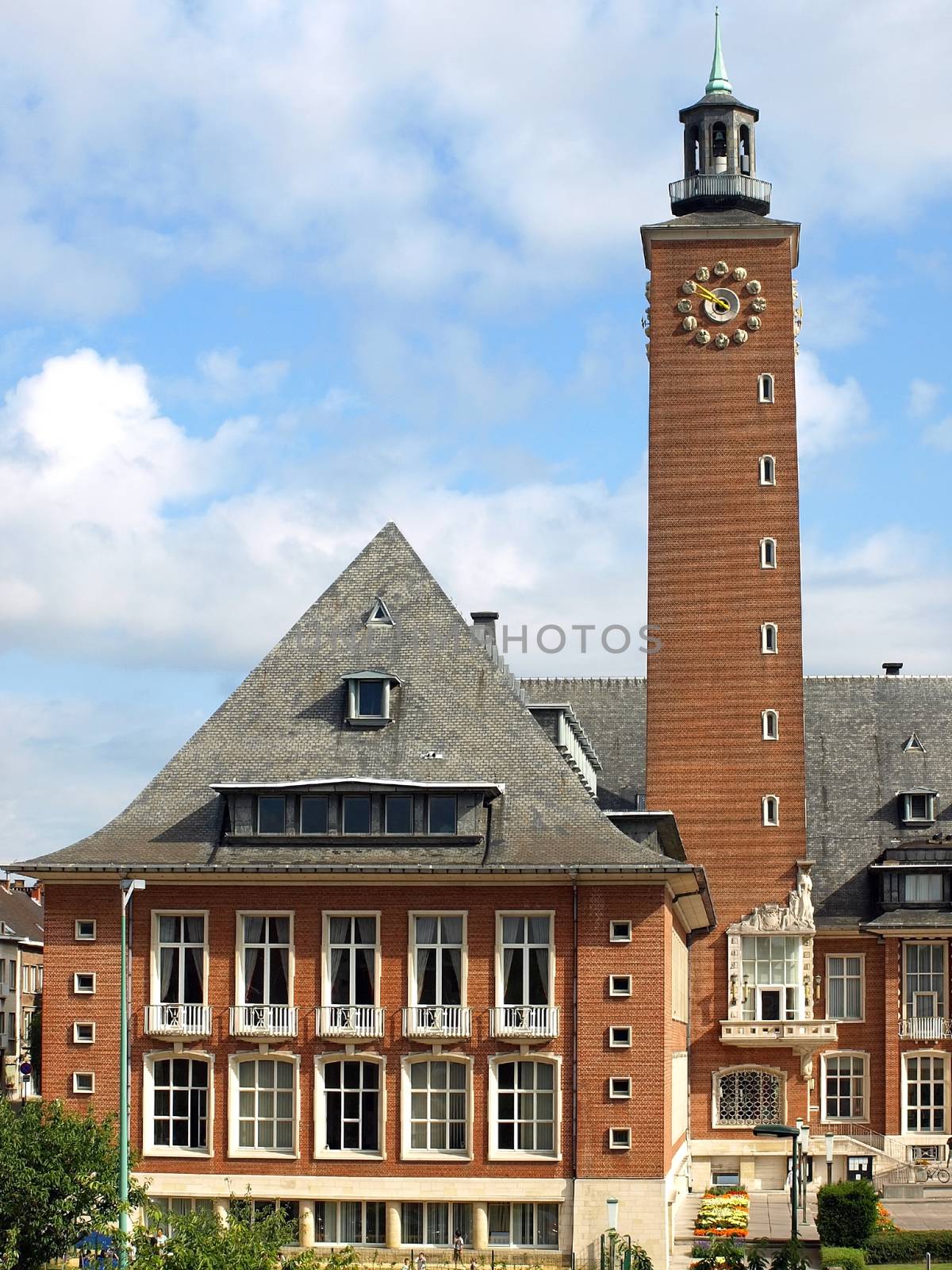 Town hall, Avenue Don Bosco, Woluwe Saint Pierre, Belgium, Brussels.