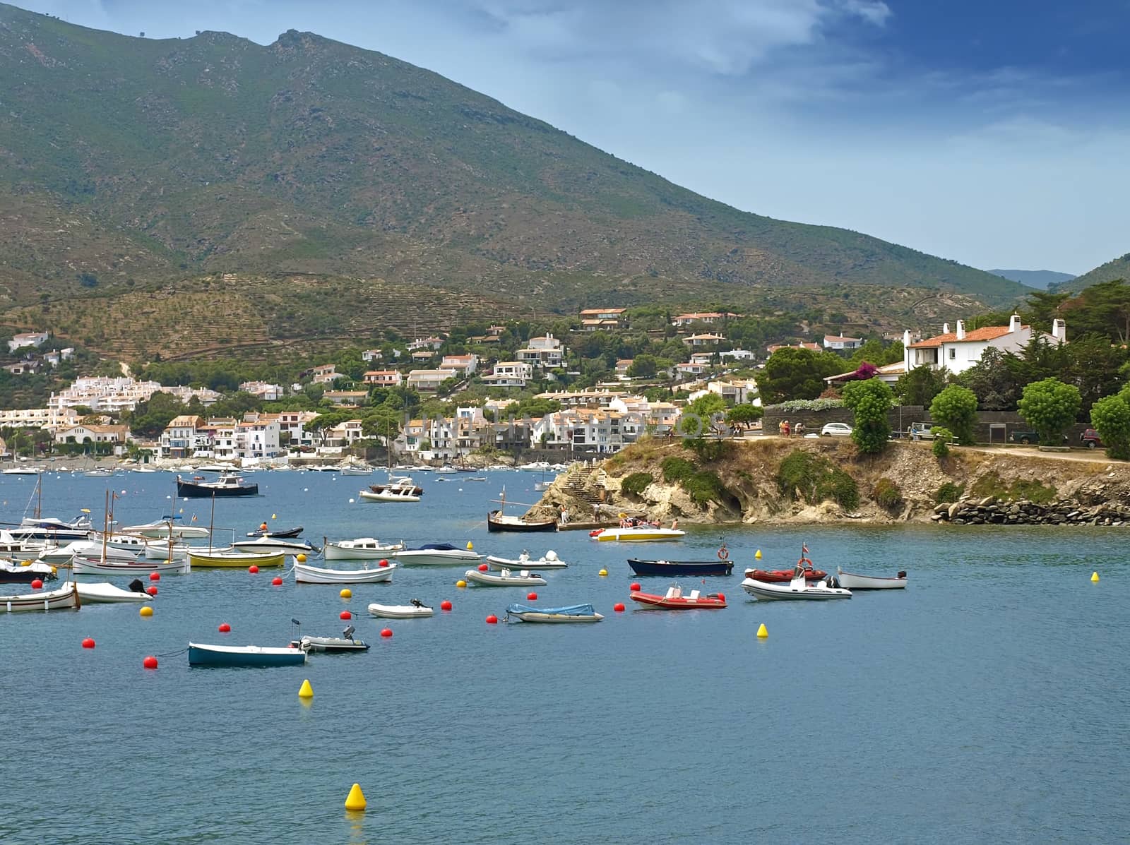 View of village of Cadaques (Costa Brava, Catalonia, Spain)