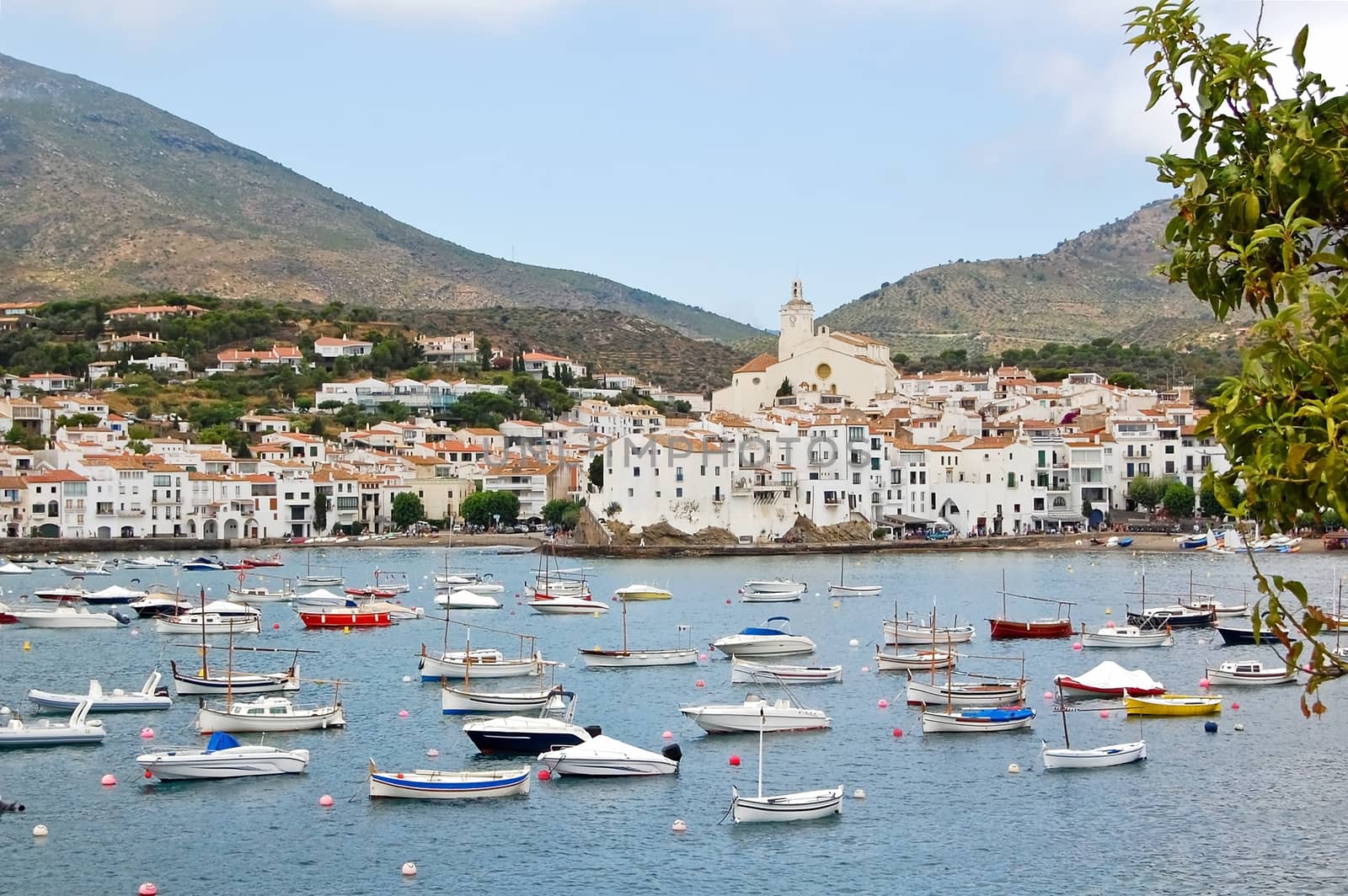 View of village of Cadaques (Costa Brava, Catalonia, Spain)