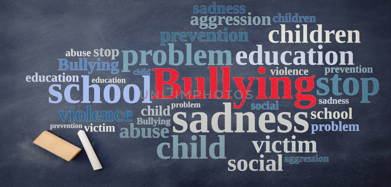 Blackboard relating to Bullying. by CreativePhotoSpain