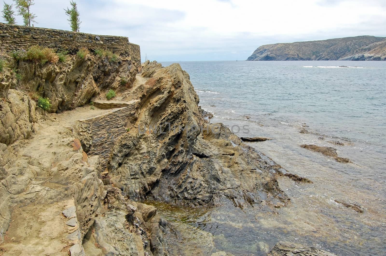 Coast near Cadaques city, Costa Brava, Catalonia, Spain