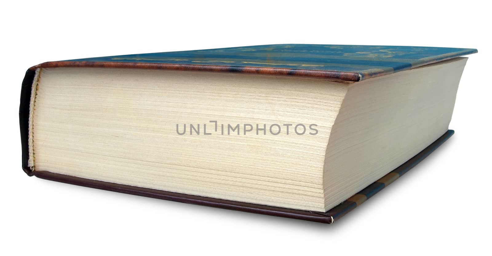 Big book isolated over white background