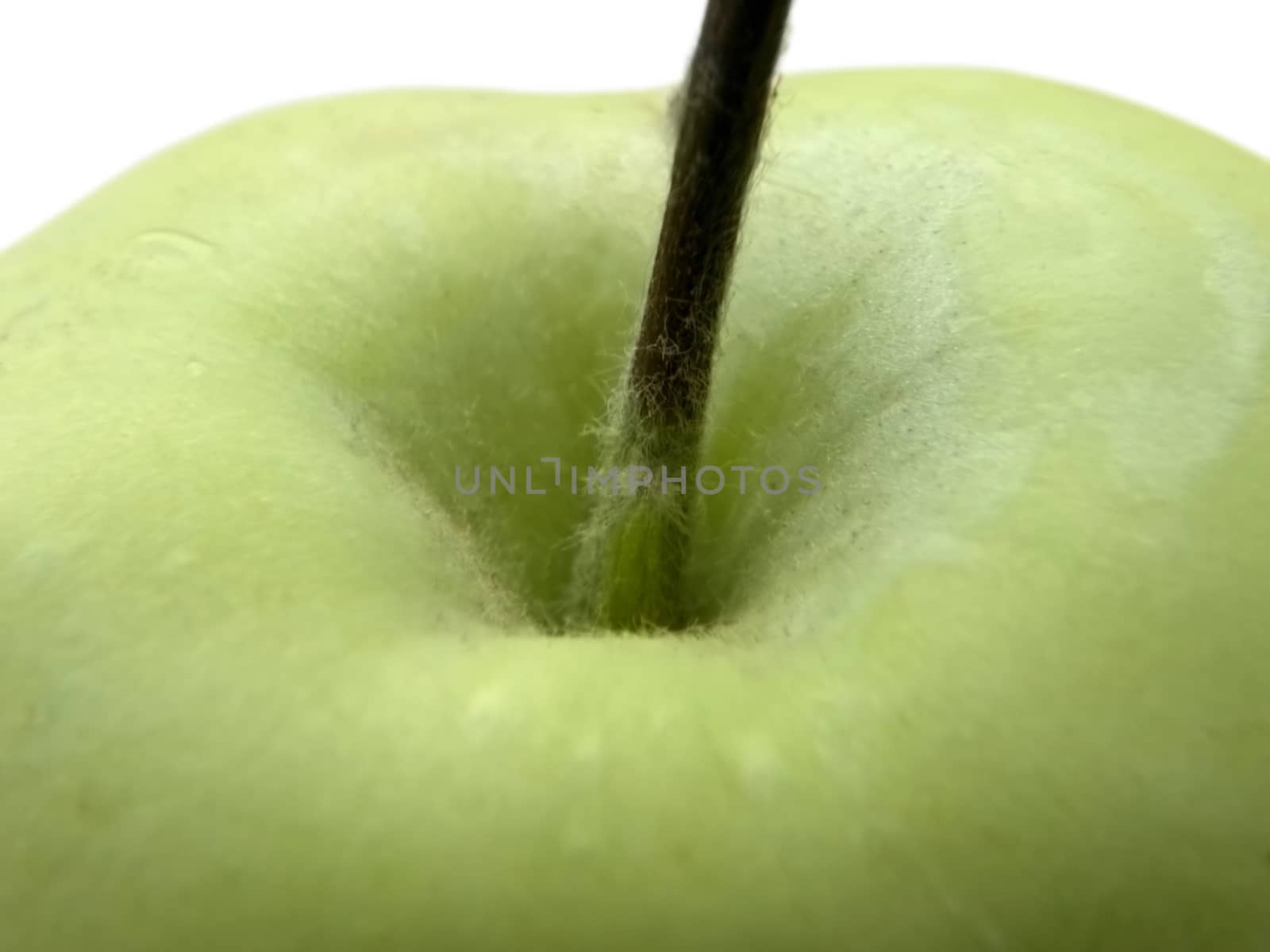 Close-up of green apple. This image has been converted from a RAW-format.