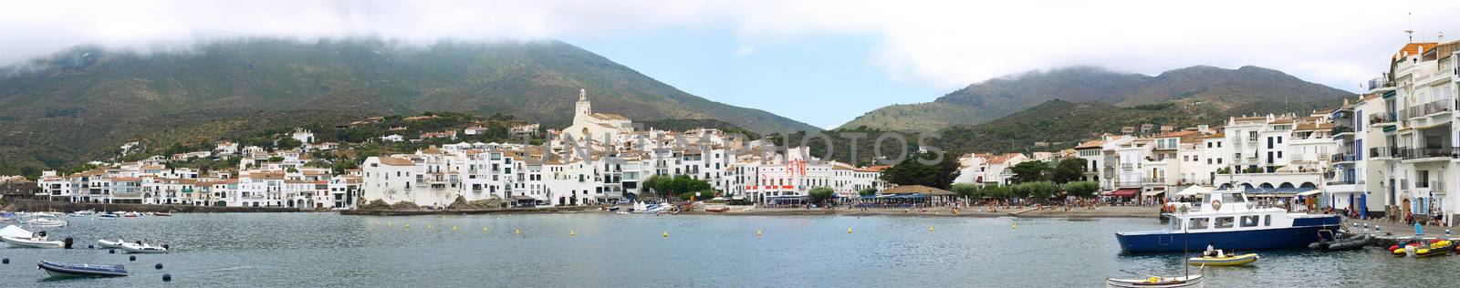 View of village of Cadaques (Costa Brava, Catalonia, Spain)