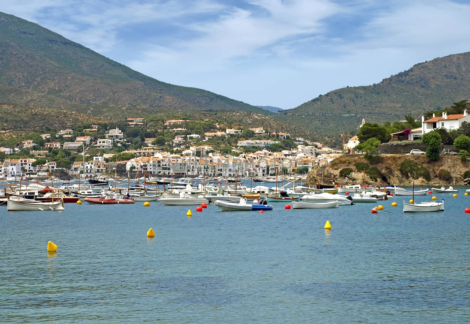 View of village of Cadaques (Costa Brava, Catalonia, Spain)