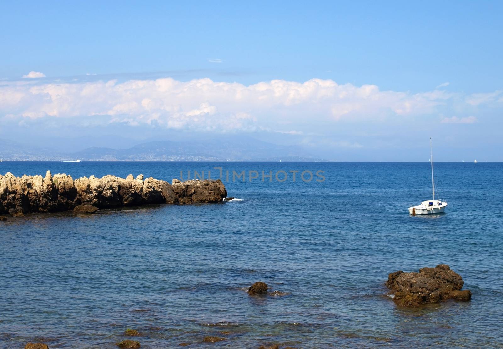 French Riviera Coast.