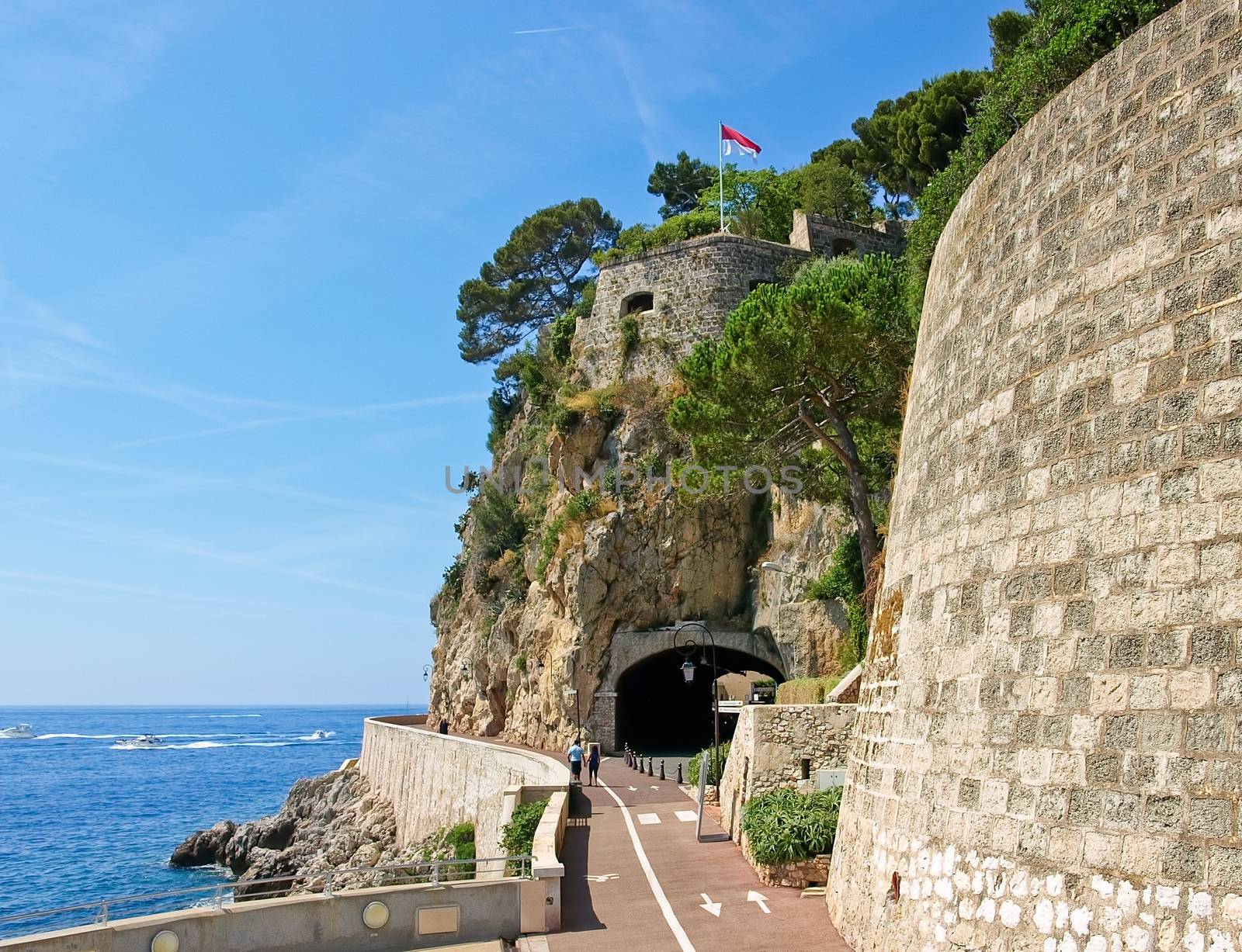 Tunnel to Monaco, Monte-Carlo.