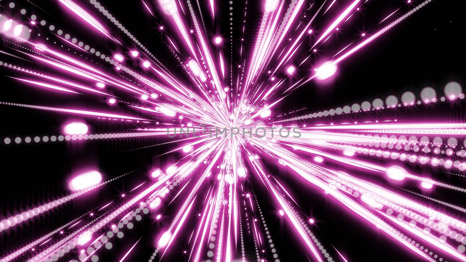 magic crystal star light particle in space