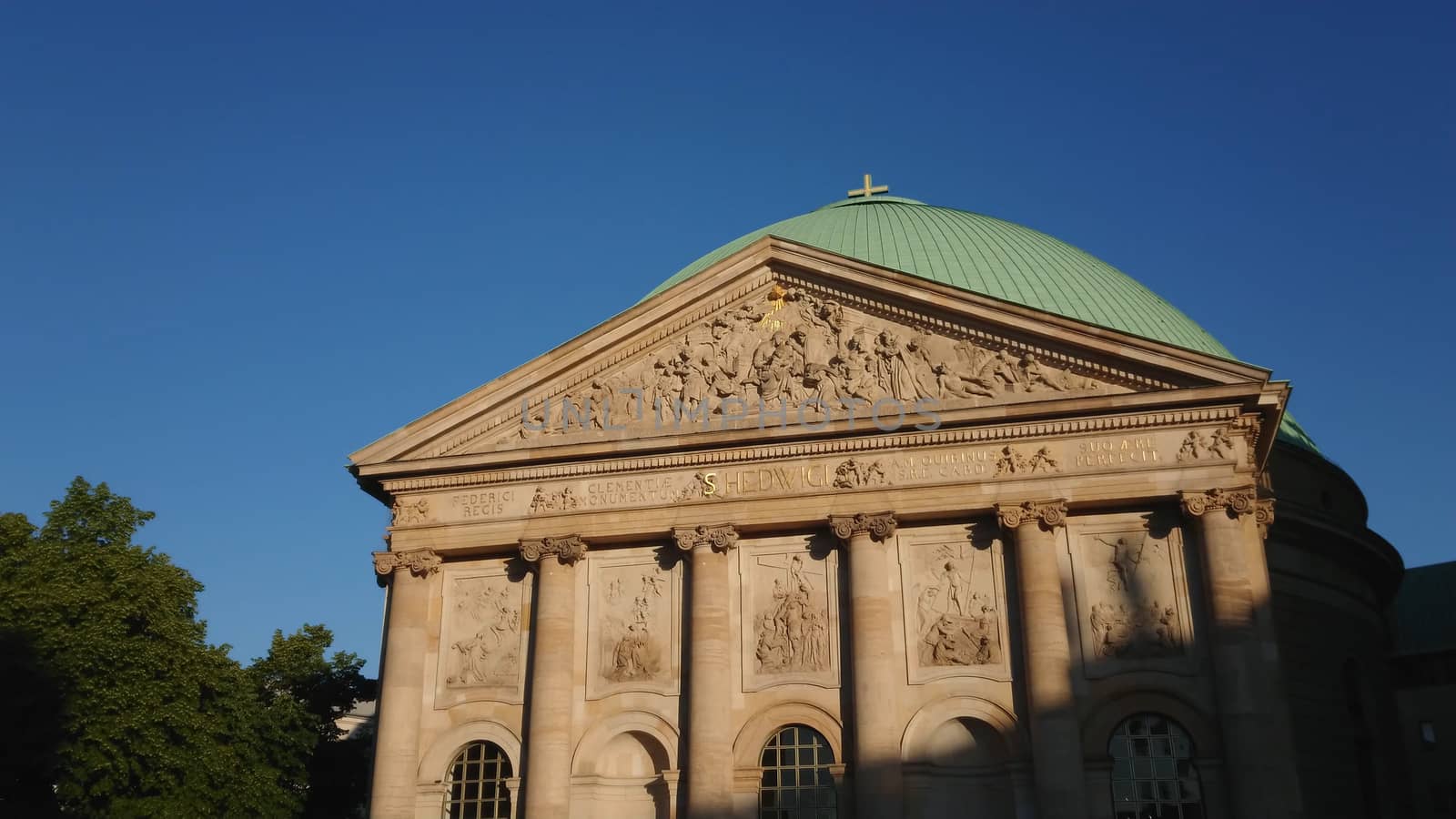 St Hedwigs Cathedral Berlin by Lattwein