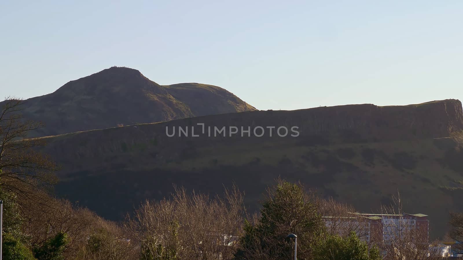 Panoramic view over Edinburgh from Calton Hill - travel photography