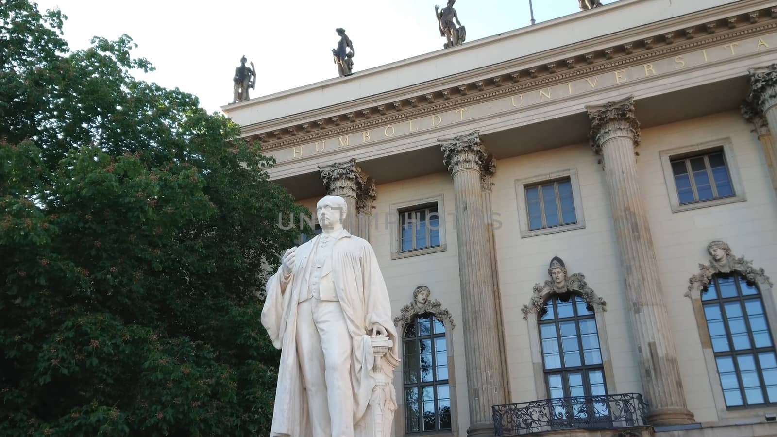 Famous Humboldt University in Berlin by Lattwein