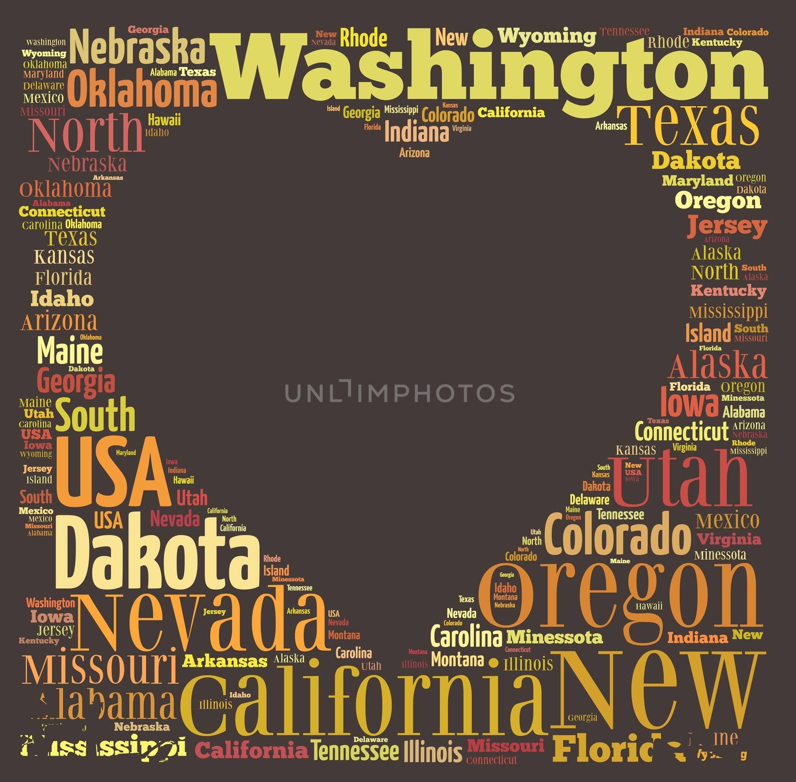 US states. by CreativePhotoSpain