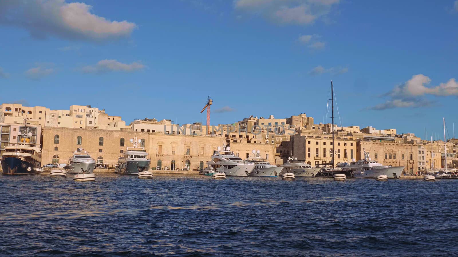 Boat trip along the waterfront of Valletta - travel photography