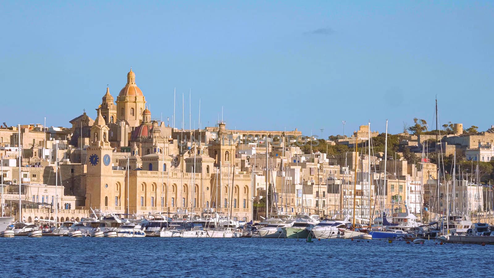 Skyline of Valletta from Sliema harbour by Lattwein