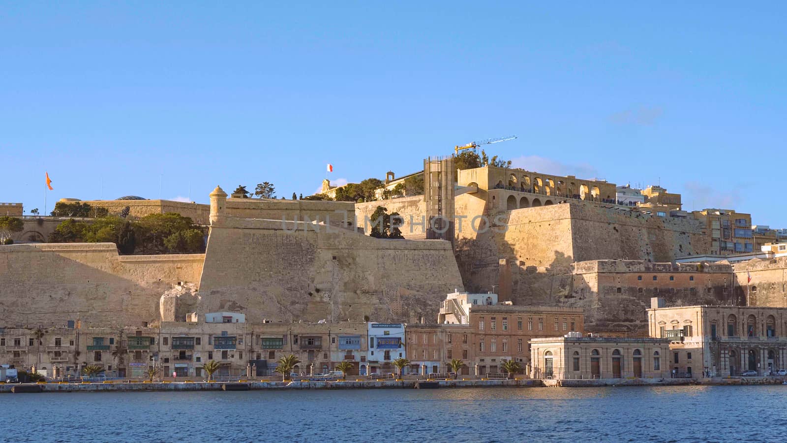 Boat trip along the waterfront of Valletta - travel photography