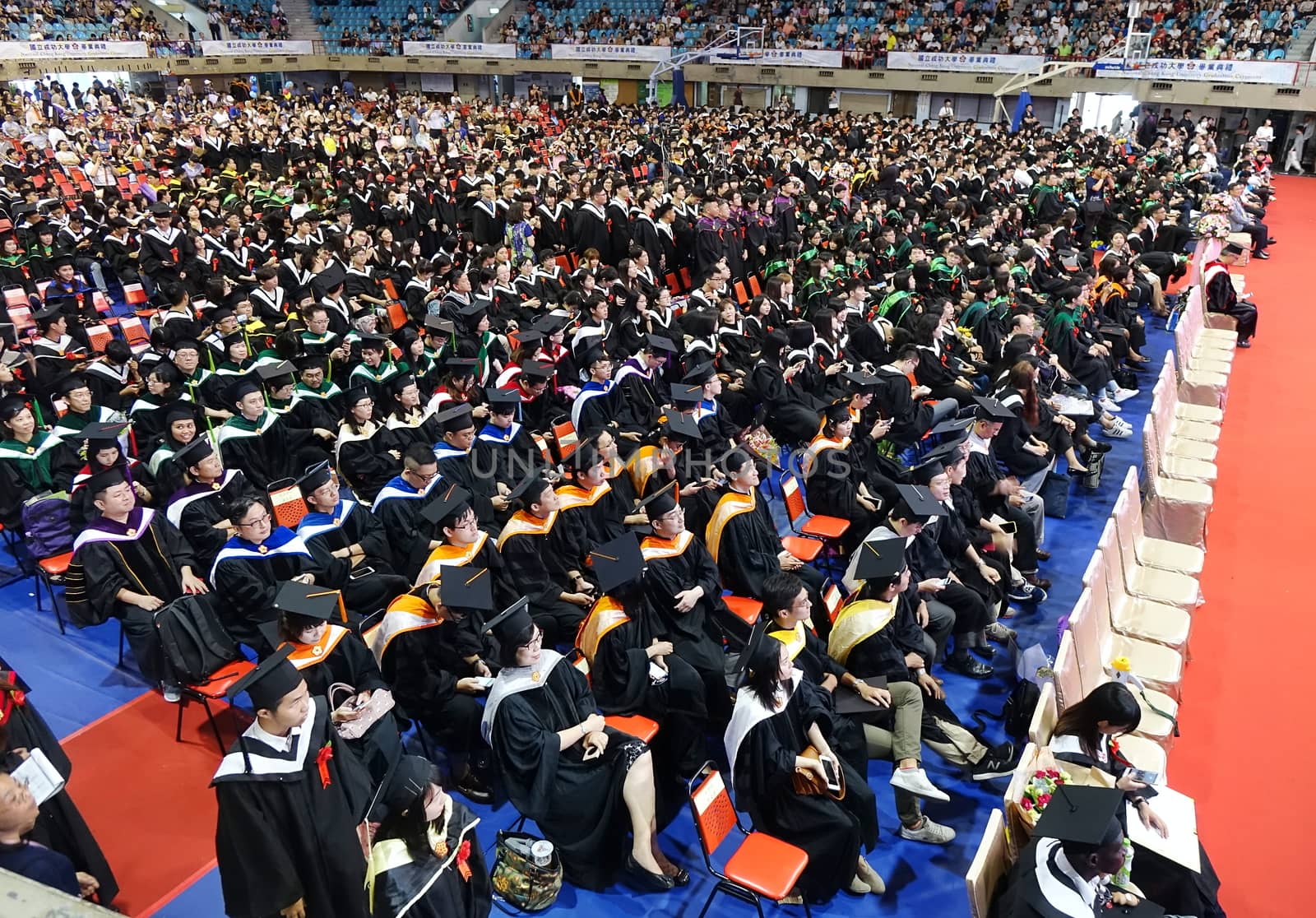 Graduates Listen to a Speech by shiyali