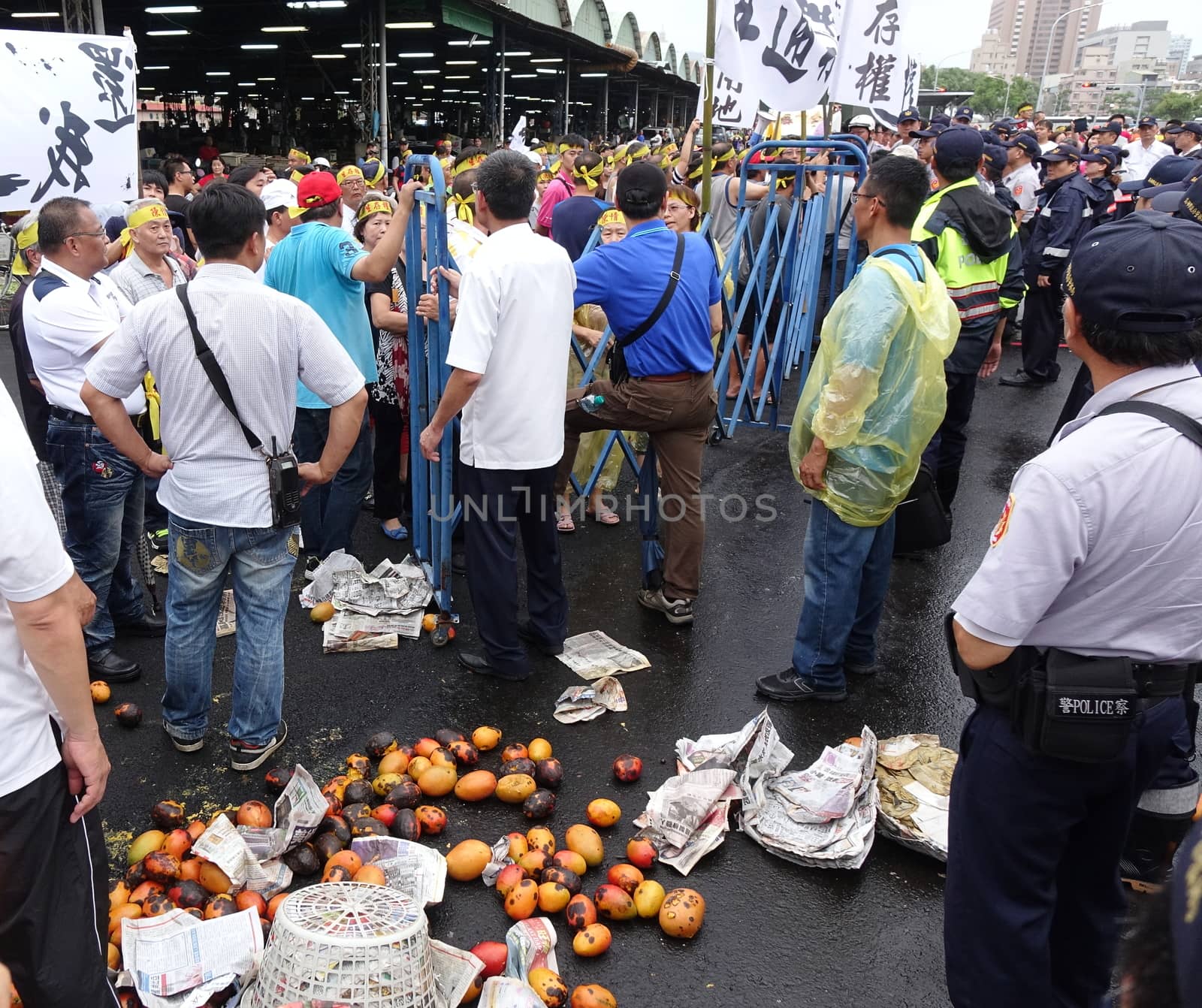 Demonstrators Protest a Controversial New Road by shiyali