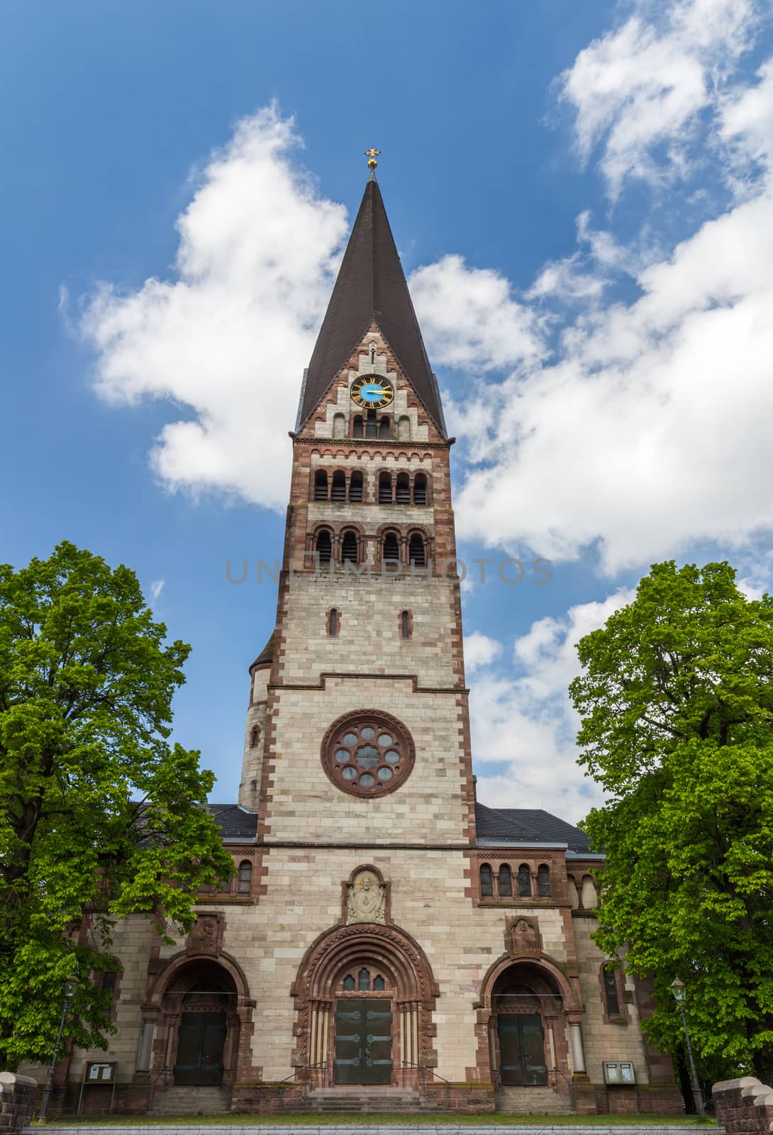 Architecture of Ettlingen. Ettlingen, Baden-Wurttemberg, Germany.