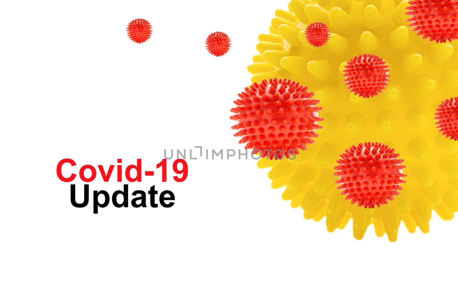 COVID-19 UPDATE text on white background. Covid-19 or Coronavirus by silverwings