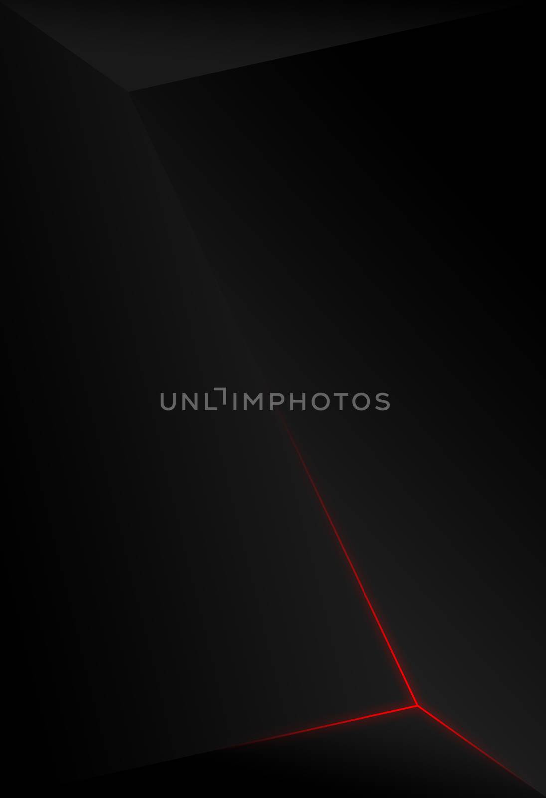 Black polygon background with diagonal graphic red bright