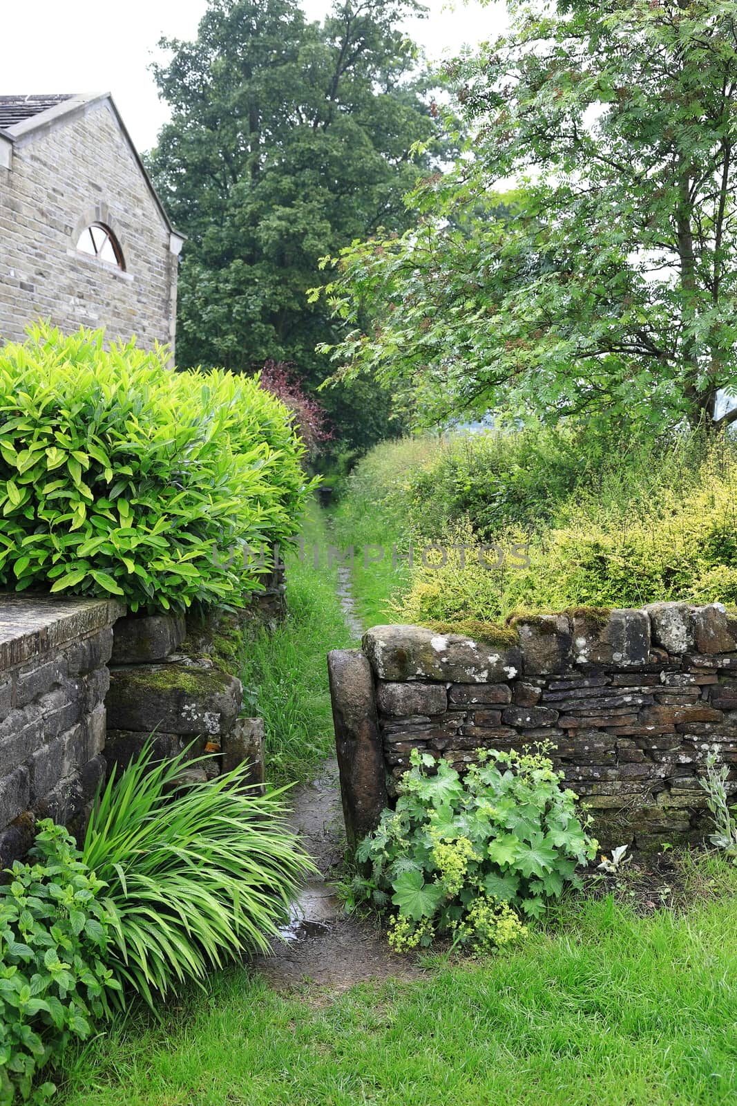 The stone gap stile that Albert Perks had difficulty negotiating in the film The Railway Children.  The stile is located near the village of Oxenhope in northern England.