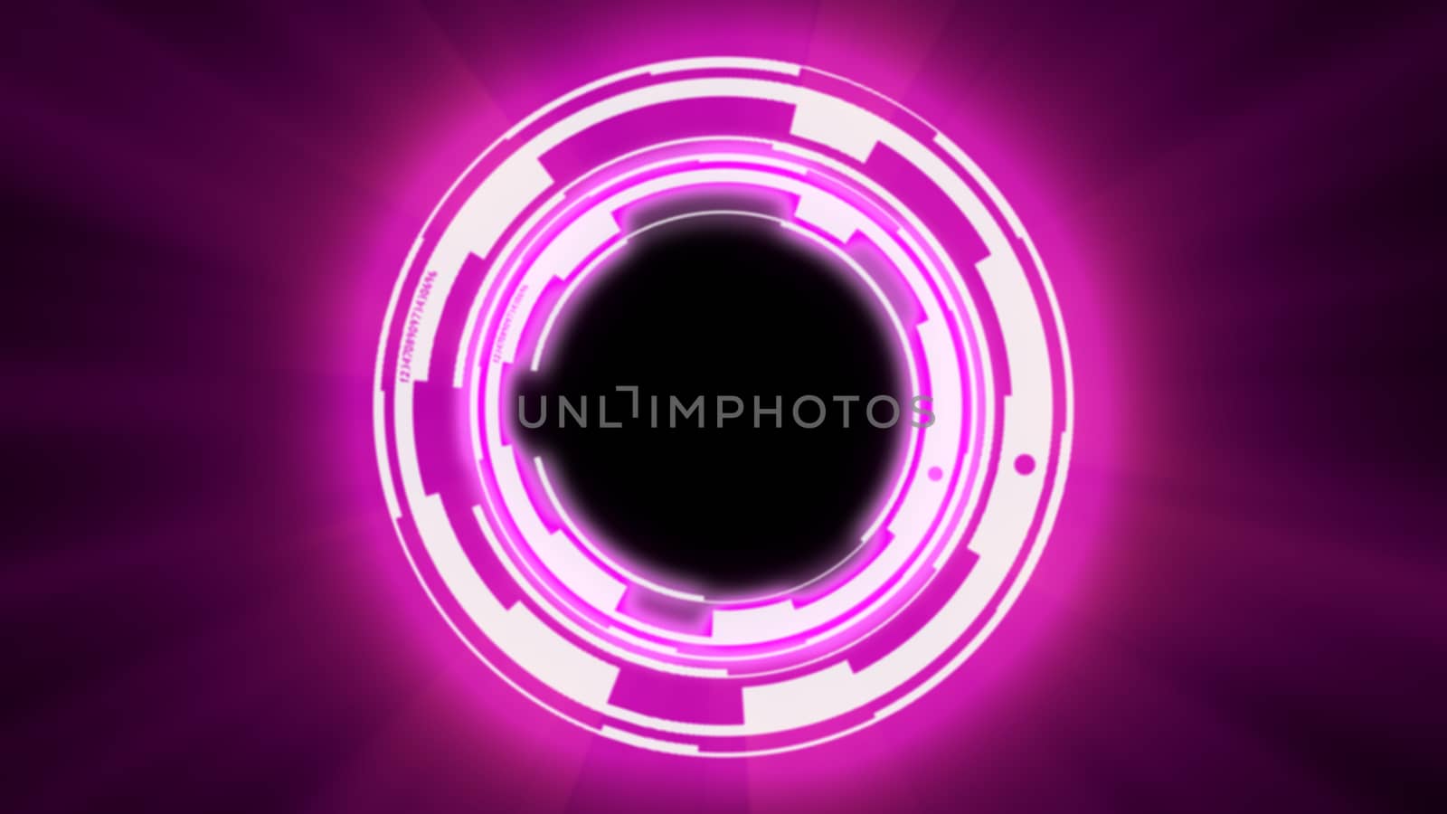 Abstract background techno circles tunnel by alex_nako