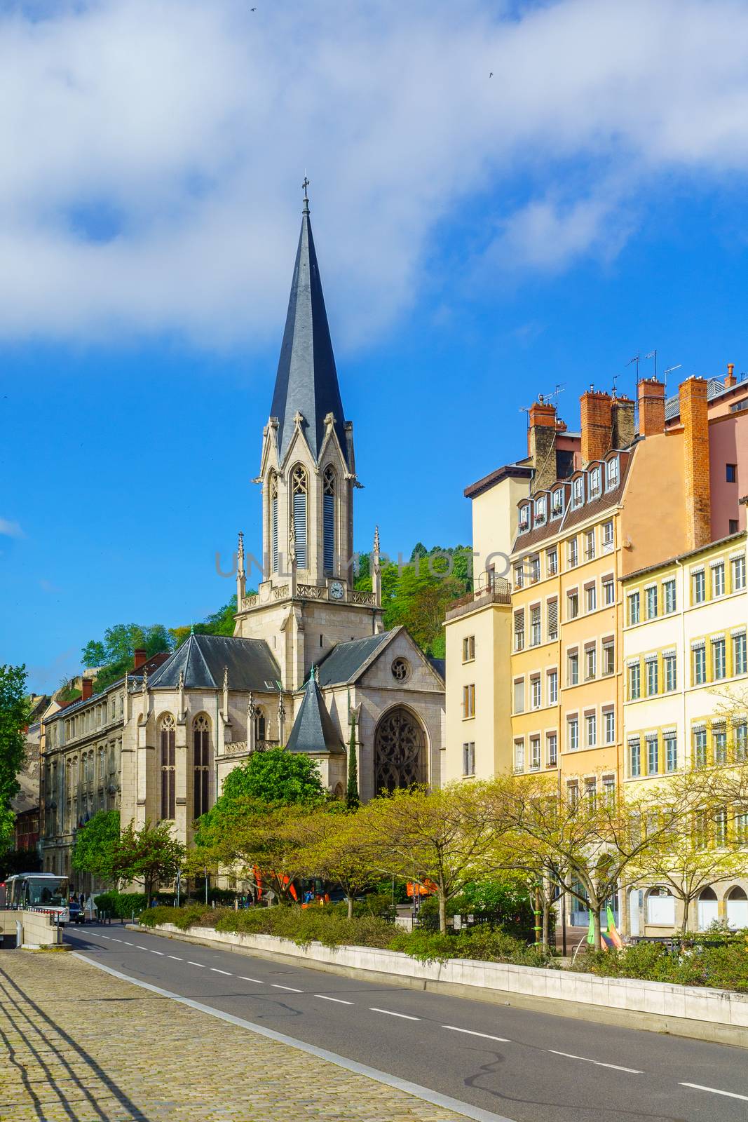 The Saint-Gorges church, in Old Lyon, France