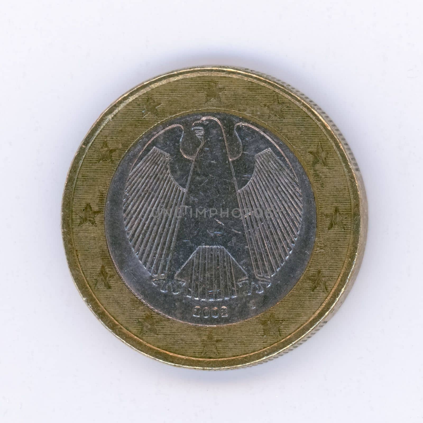 1 euro coin, Germany, Europe by claudiodivizia