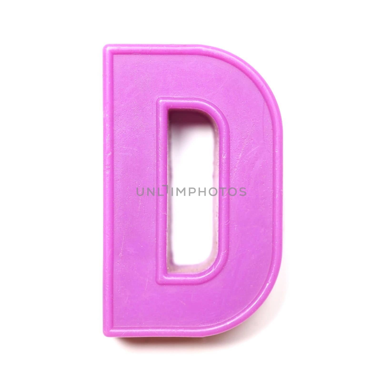 Magnetic uppercase letter D by claudiodivizia