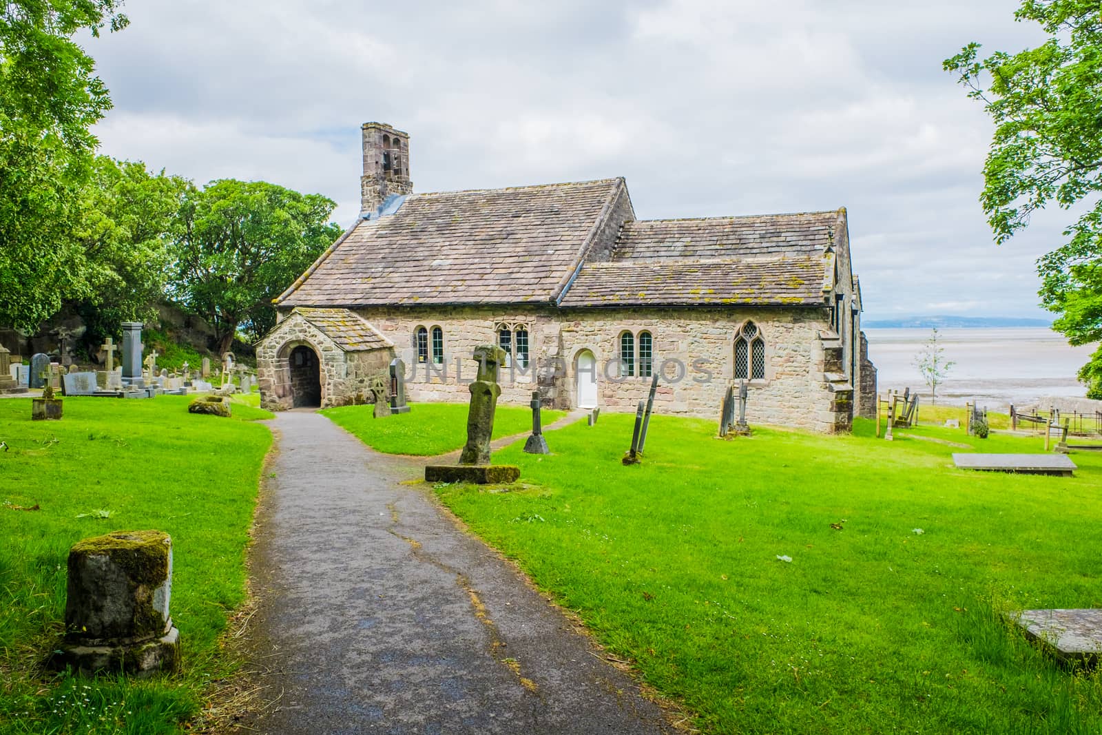 St Peters Church, Heysham Village, Heysham, Morcambe bay, Lancashire, UK by paddythegolfer