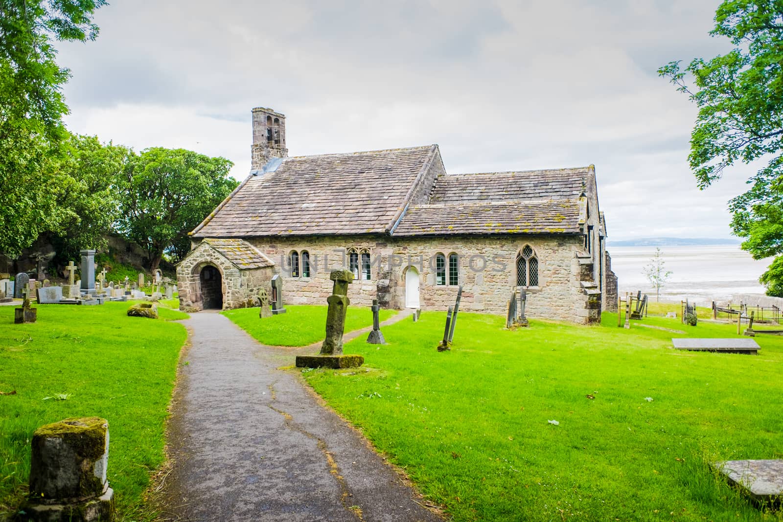 St Peters Church, Heysham Village, Heysham, Morcambe bay, Lancashire, UK by paddythegolfer