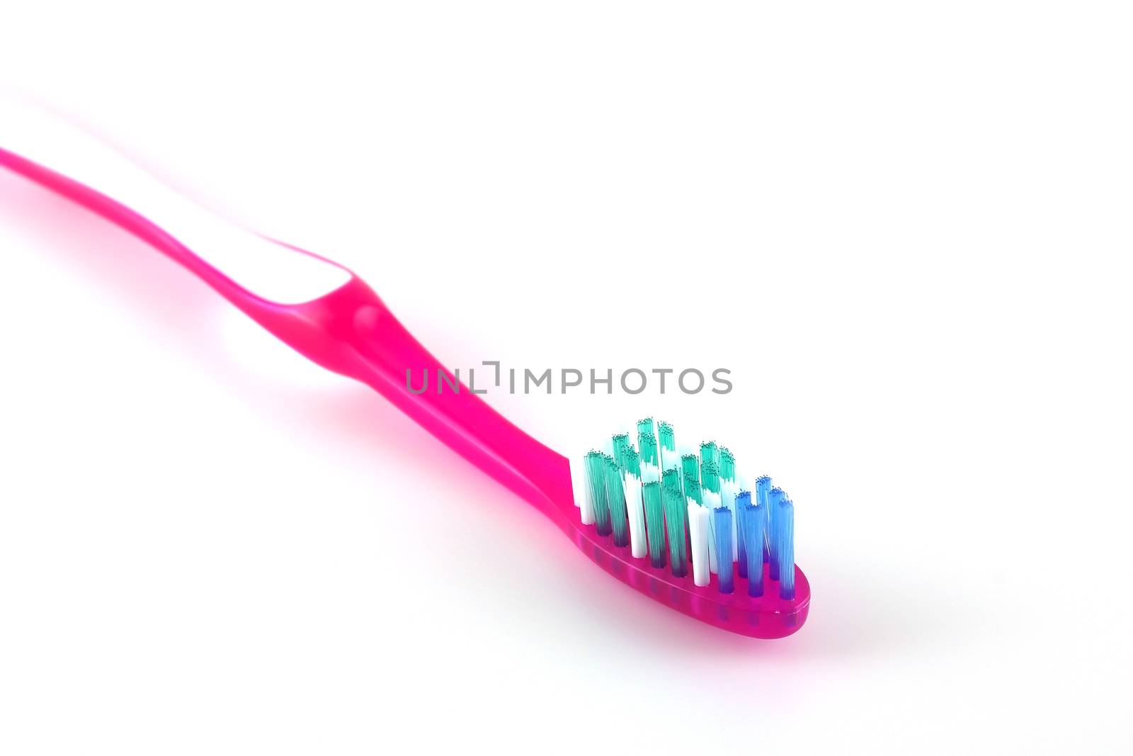 Tooth-brush over white